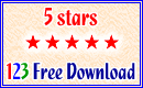 5 stars award by 123-free-download.com