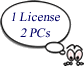 Single License allows 2 PCs