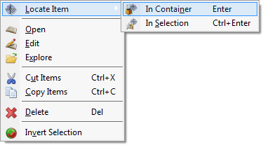 Compare Files and Folders Results Controls Equivalent Class Context Menu